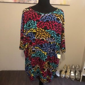 Lula Roe sz XL multi color lady’s top/dress